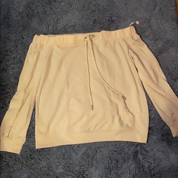 Off-Shoulder Sweater - Cream - Picture 5 of 5